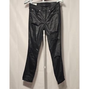 Gap Destructed Wax Denim Skinny Jean